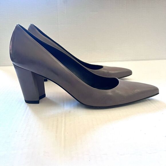 Stuart Weitzman Taupe Block Heel size 9 N - Picture 11 of 16